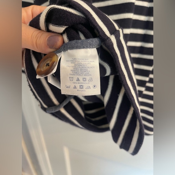 Lands End Navy Striped Blazer Size 1X - Picture 7 of 7